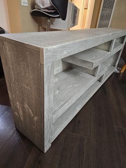 TV cabinet real oak wood