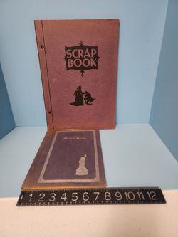 Antique Scrapbooks From The Late 1920's,30's