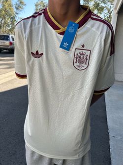 Spain away soccer jersey