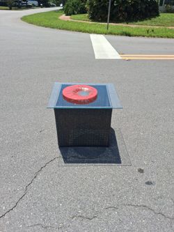 Mesa de. Mimbre