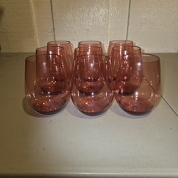 Unbreakable Stemless Plastic Wine Glasses (30 Pieces) Willing To Sell In Sets Of 6