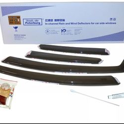 Audi A/S4 B6 Window/wind Deflectors (in Channel) 