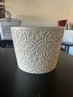 White Pot for Plants