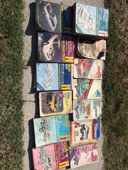 Lot of Vintage Automotive Repair Manuals