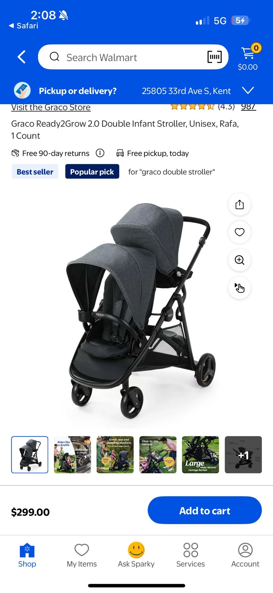 Graco Double Stroller