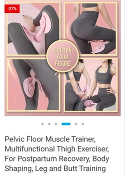 New Pelvic Floor Muscle Trainer, Multifunctional Thigh Exerciser, For Postpartum Recovery, Body Shaping, Leg and Butt Training