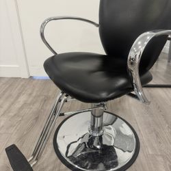 Salon Chair And Color Tray 