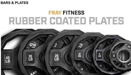 Weight Plates Rubber from 2.5 lbs to 45 lbs Price per Lbs 1.5$