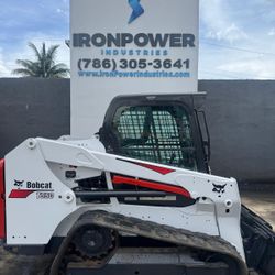 2018 Bobcat T550 Skid Steer Loader Enclosed Cab- A/C & Heater