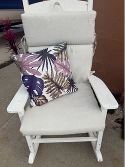 Outdoor Seat Cushion Set of 4- beige colour