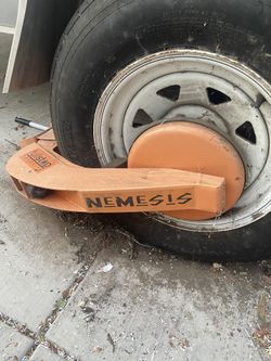 Nemo’s is Full Stop Security Wheel Lock.