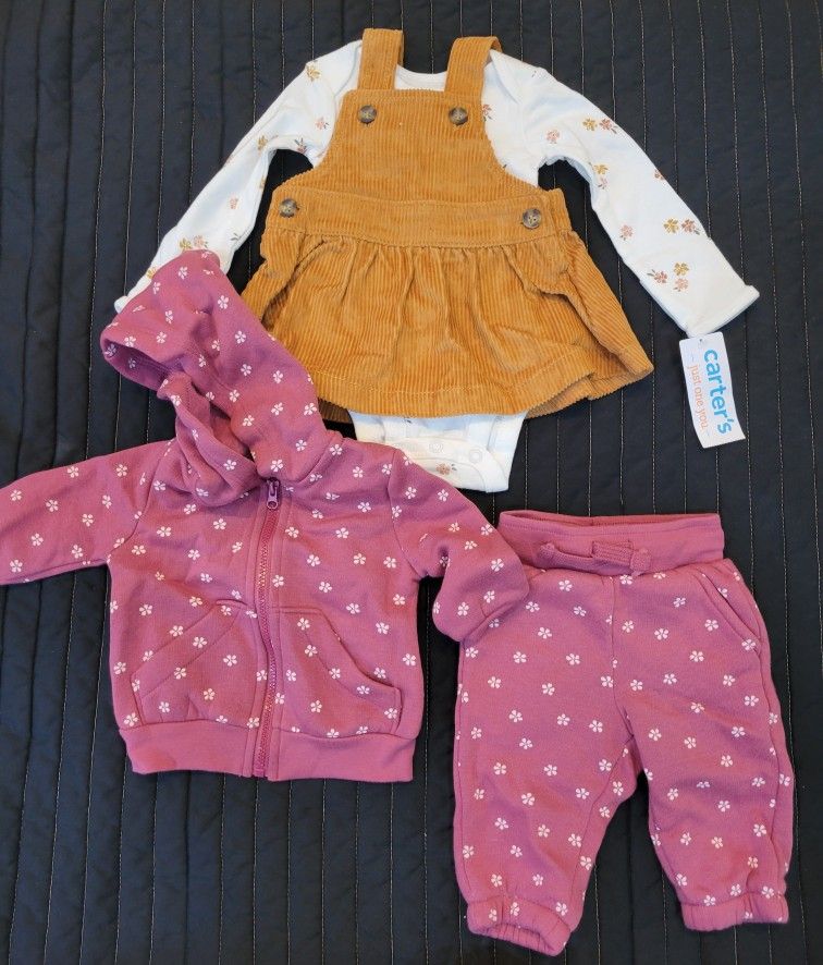 Newborn Girl Clothes- New And Gently Used  Lot