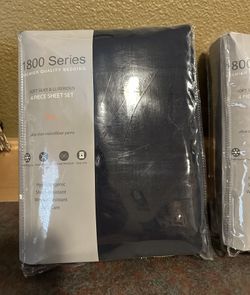 Navy Blue Premier Quality Full-Size Sheet Set