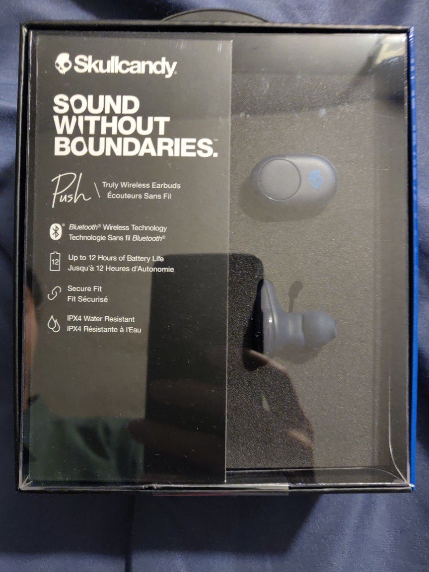 New Skullcandy Unopened Push Truly Wireless Earbuds