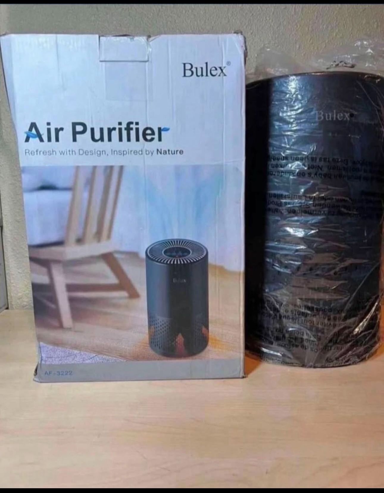 Bulex HEPA Air Purifier AF-322, Black brand new