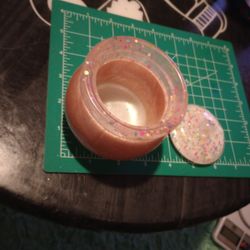 Epoxy Resin Jar With Lid