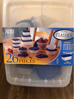 26 piece Storage container set