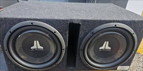 Two 12W1-4 JL subs with Ported Enclosure