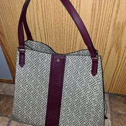 LIZ CLAIBORNE PURSE/LEATHER BACKPACK 