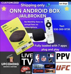 Get It All Onn Android Box, Plug And Get Everything..San Diego