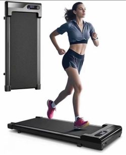 Walking Pad Treadmill for Home - Under Desk Treadmills Portable Mini Compact Walk Pads for Small Spaces Office Indoor Apartment Floor Flat Running Mac