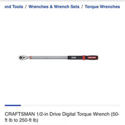 Craftsman Digital Wrench 