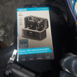 bower wireless recording microphones