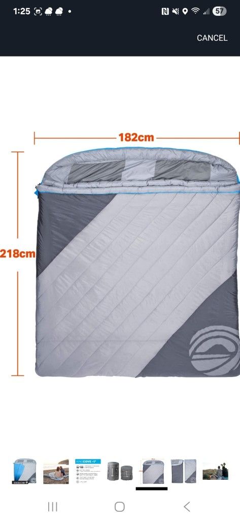 Double King Sleeping Bag 2 in 1