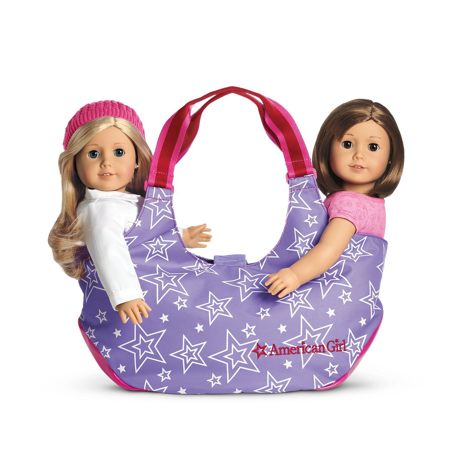 TWO-DOLL TOTE FOR GIRLS (Authentic American Girl Doll Accessorie)