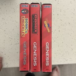 Sega Genesis Empty Cases Lot