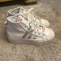 Adidas Nizza Mid Platform Sneakers Size 5.5