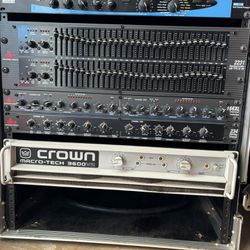 Dbx Equalizer, Crossover, Compressor And Amplifier 