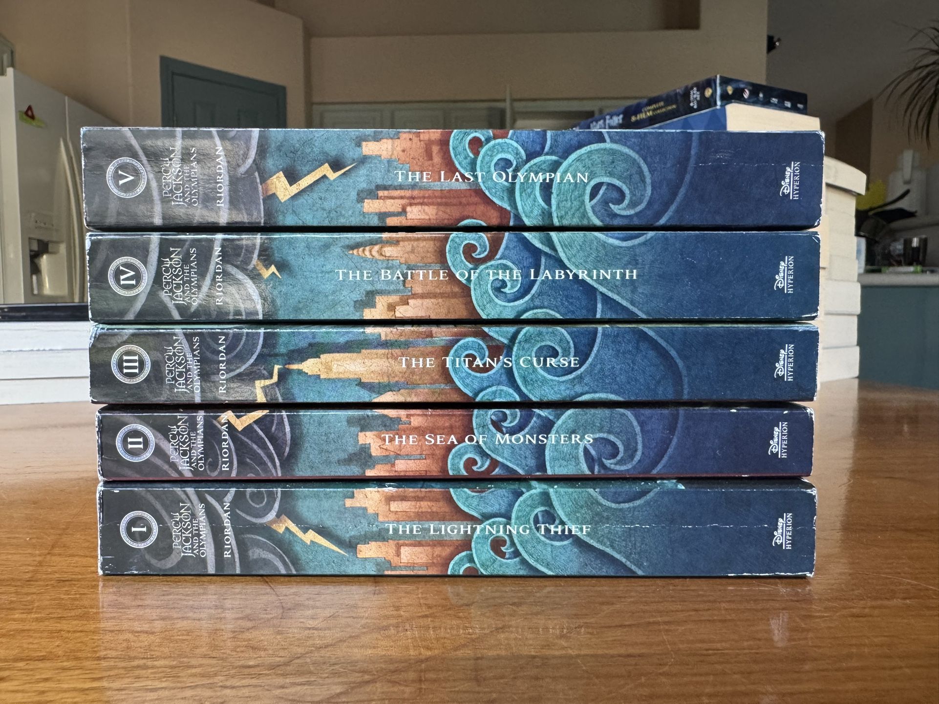 Percy Jackson and the Olympians Full Book Set Paperback