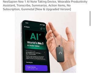 NeoSapien Neo 1 AI Note-Taking Wearable Device