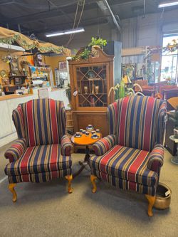 Ralph Lauren style Wingback Chair - 2 Available