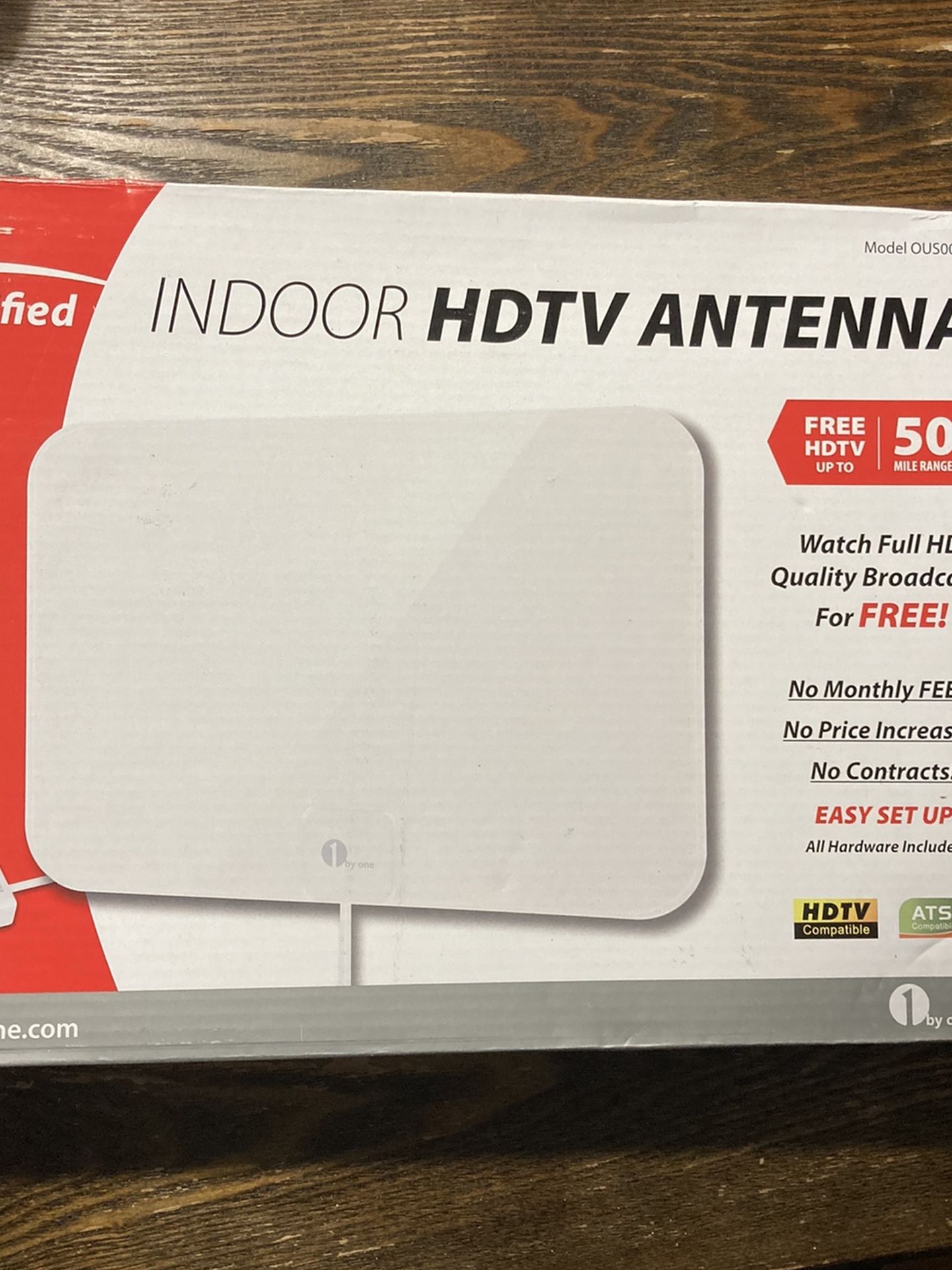 Indoor HD Antenna With Power Supply