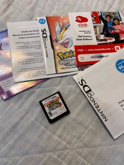 Pokemon White Version 2 Nintendo DS Cartridge and manuals Tested 100% Authentic