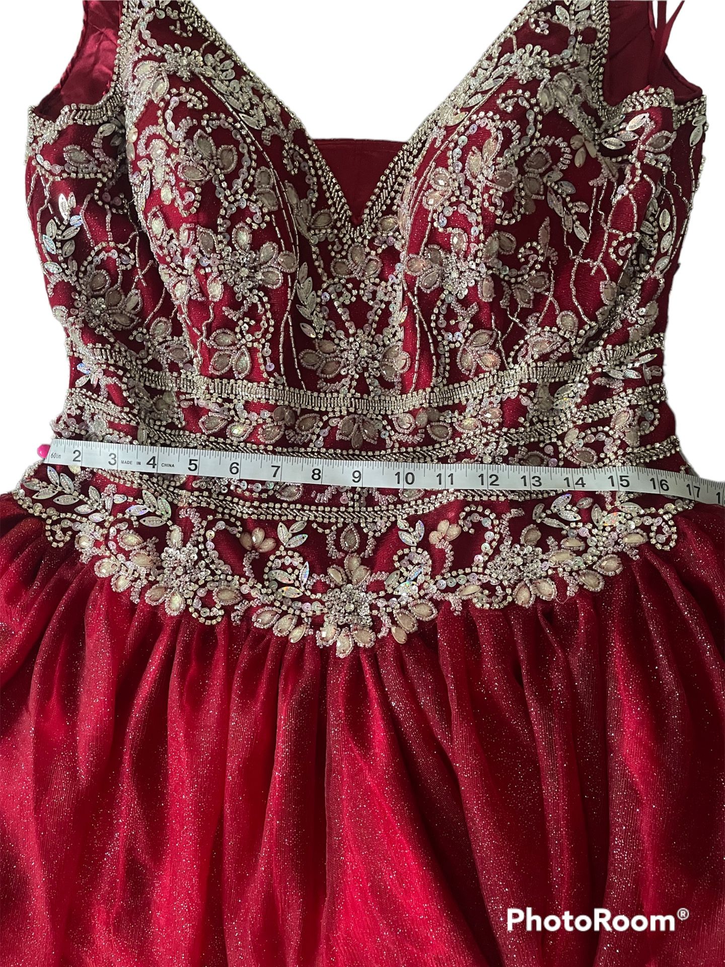 burgundy dress for 15 Customized(can Not Refund) Sparkly Burgundy Quinceanera Dresses Fashion  Appliques Tulle Formal Princess 15 Party Birthday Gowns Robe De Bal