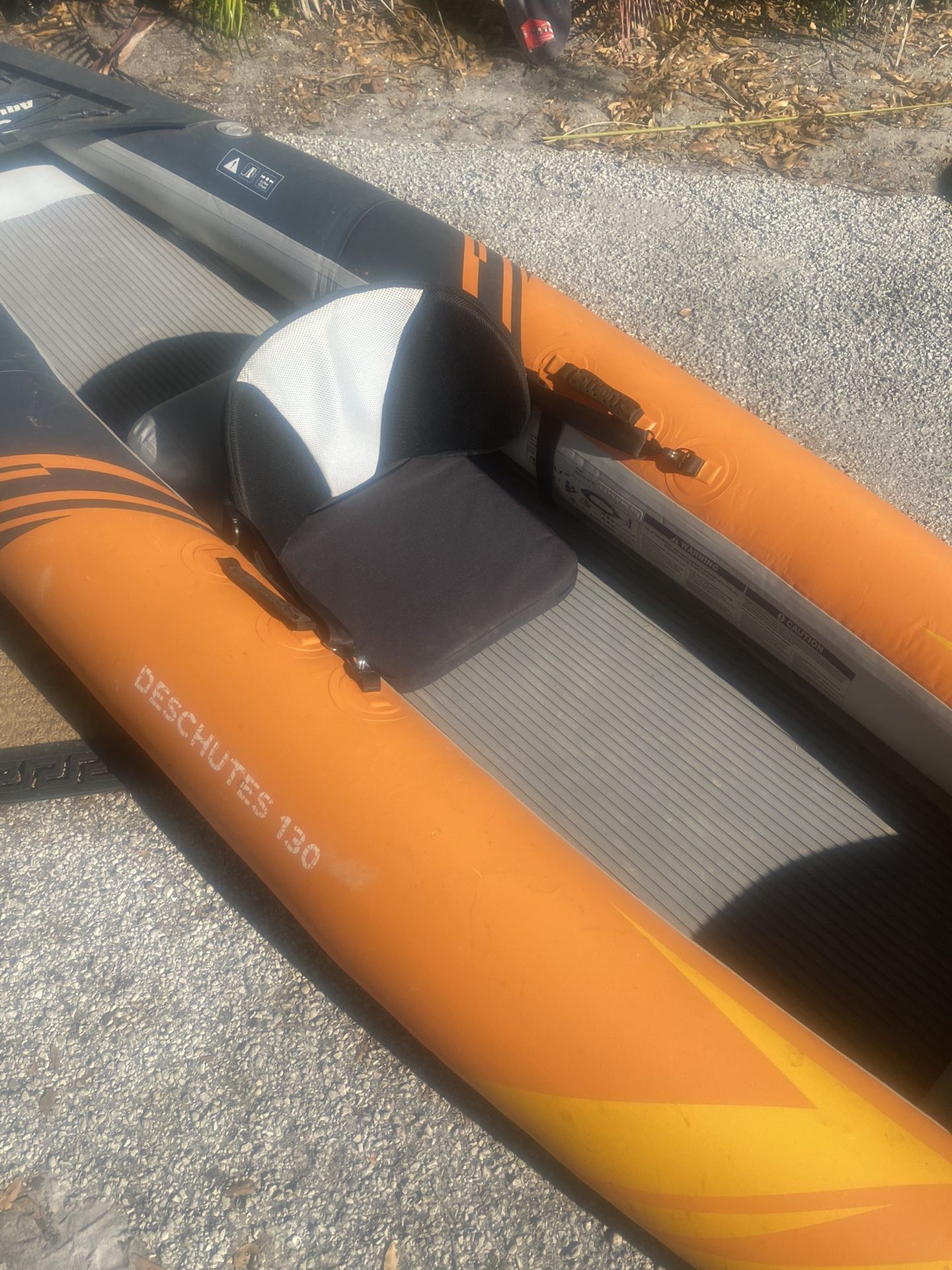 Aquaglide Deschutes Inflatable Kayak with Paddle & Life Vest