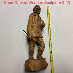 Hand Craved Mountain Man