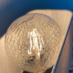 3x Harwez Globe Decorative LED Light Bulb, Oversized Round Dimmable Amber RN(Retro&Novelty)