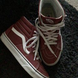 Vans Unisex;  Fillmore High Red, Burgundy, Dark Faded Red, Dusty Cranberry Color