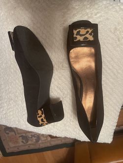 Black Suede Pumps (J.  Renee)