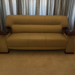 Living Room Sofa and Chair(Leather)
