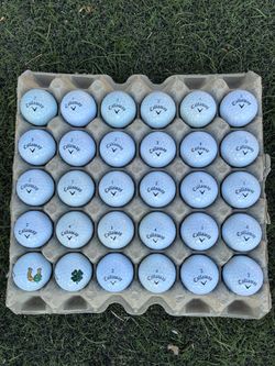 30 golf ⛳️ balls Callaway