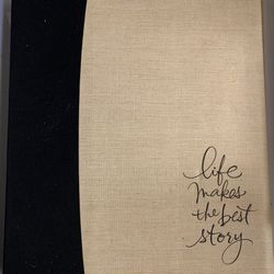Hallmark “Life Makes The Best Story” Scrapbook Memory Photo Album