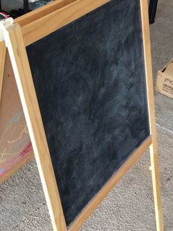 Children chalkboard/dry erase board