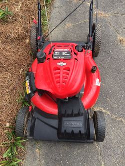 Troy built lawnmower 190CC Self prepared