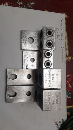 Terminal electric commercial lug Kit ( 2- 600 MCM 1. -350 KC mil 1 -250 KC mil