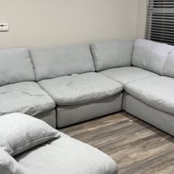 5 PCS CLOUD SECTIONAL 